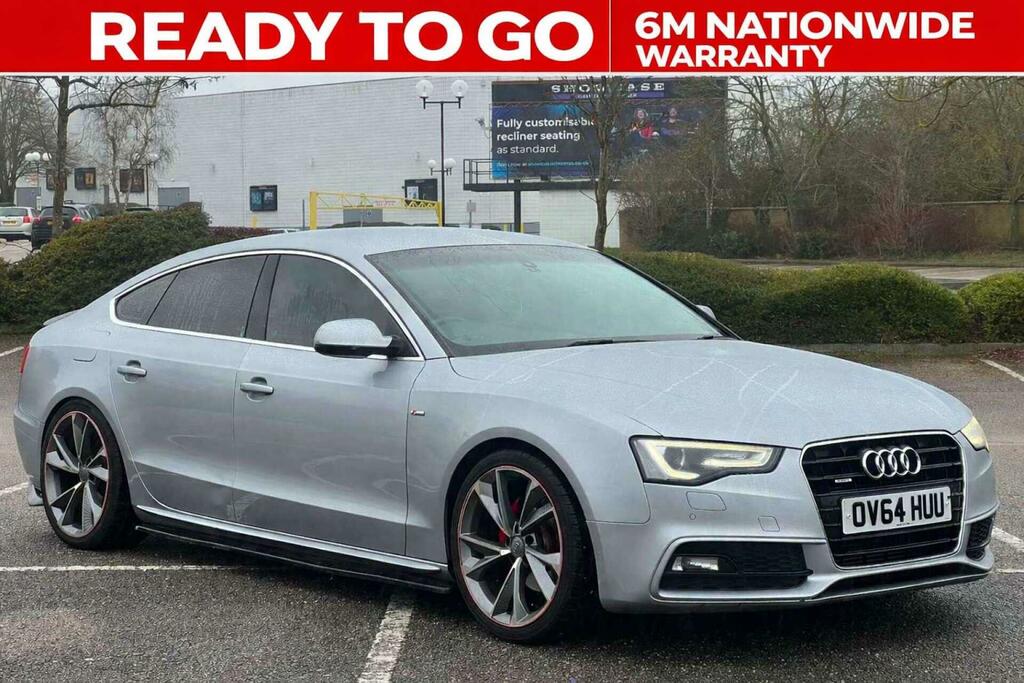 Audi A5 2.0 Tfsi S Line Sportback S Tronic Quattro Euro 6 Silver
