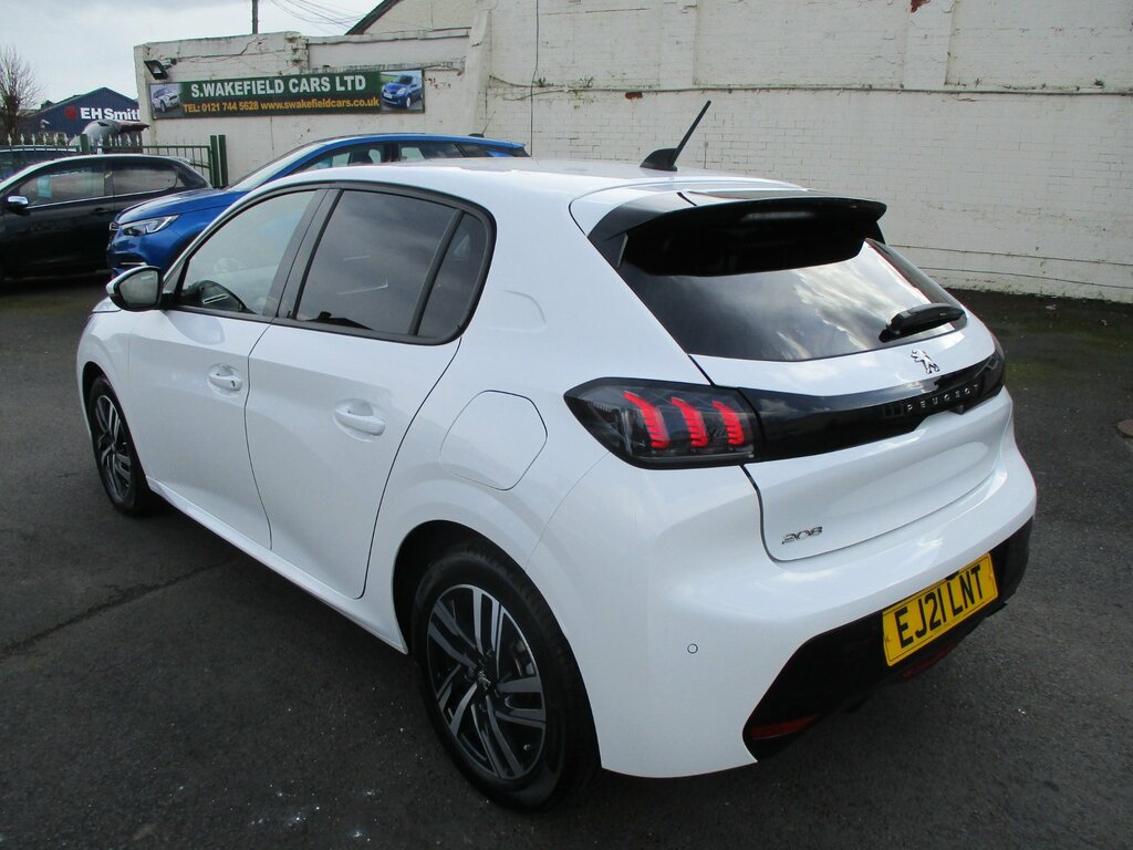 Peugeot 208 1.2 Puretech Allure Hatchback Eu EJ21LNT White #5