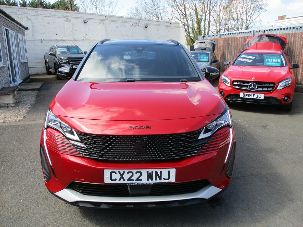 Peugeot 3008 1.2 Puretech Gt Premium Suv Eat Euro 6 CX22WNJ Red #5