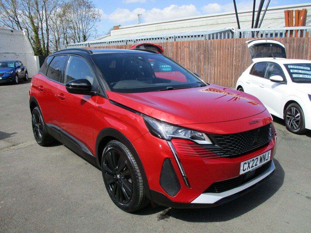 Peugeot 3008 1.2 Puretech Gt Premium Suv Eat Euro 6 Red