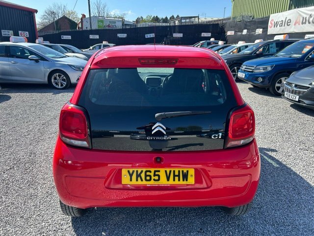 Citroen C1 1.2 Puretech Feel Hatchback YK65VHW Red #4