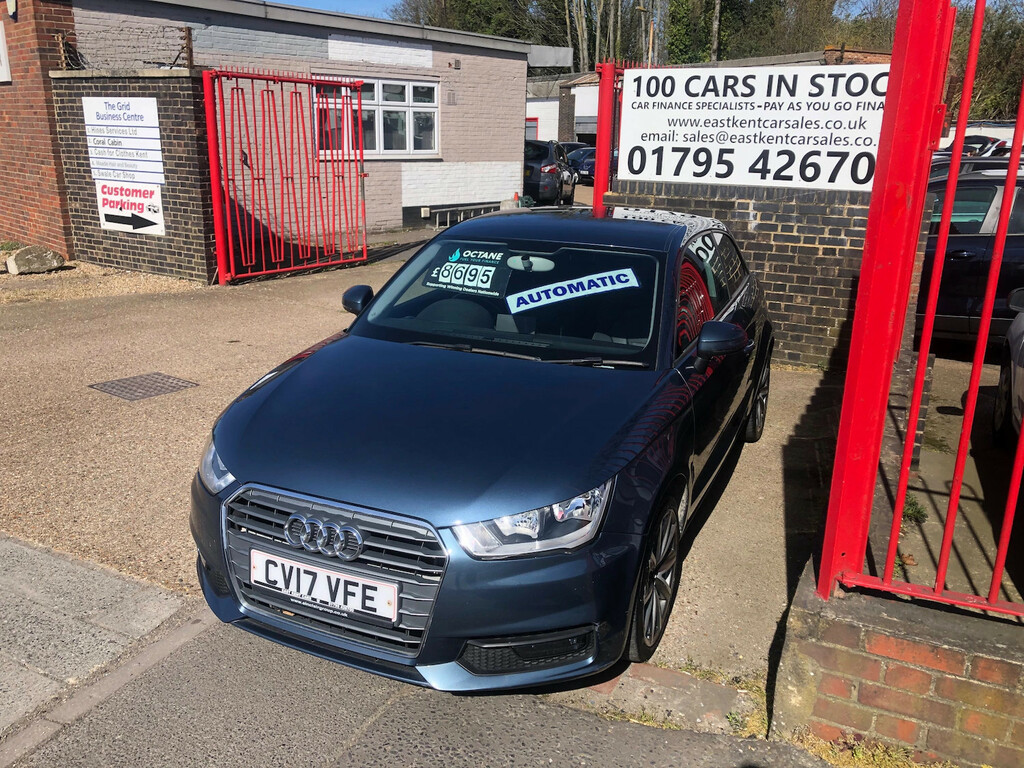 Audi A1 1.0 Tfsi Sport Hatchback S Tronic Euro CV17VFE Blue #3