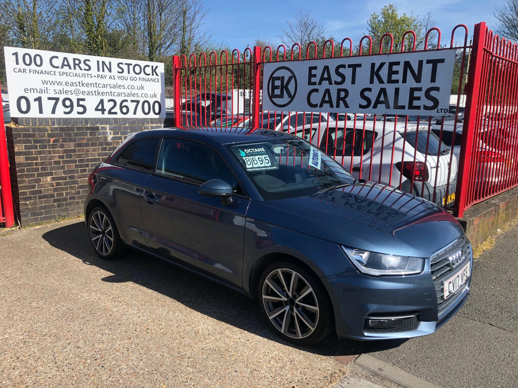 Audi A1 1.0 Tfsi Sport Hatchback S Tronic Euro CV17VFE Blue #4