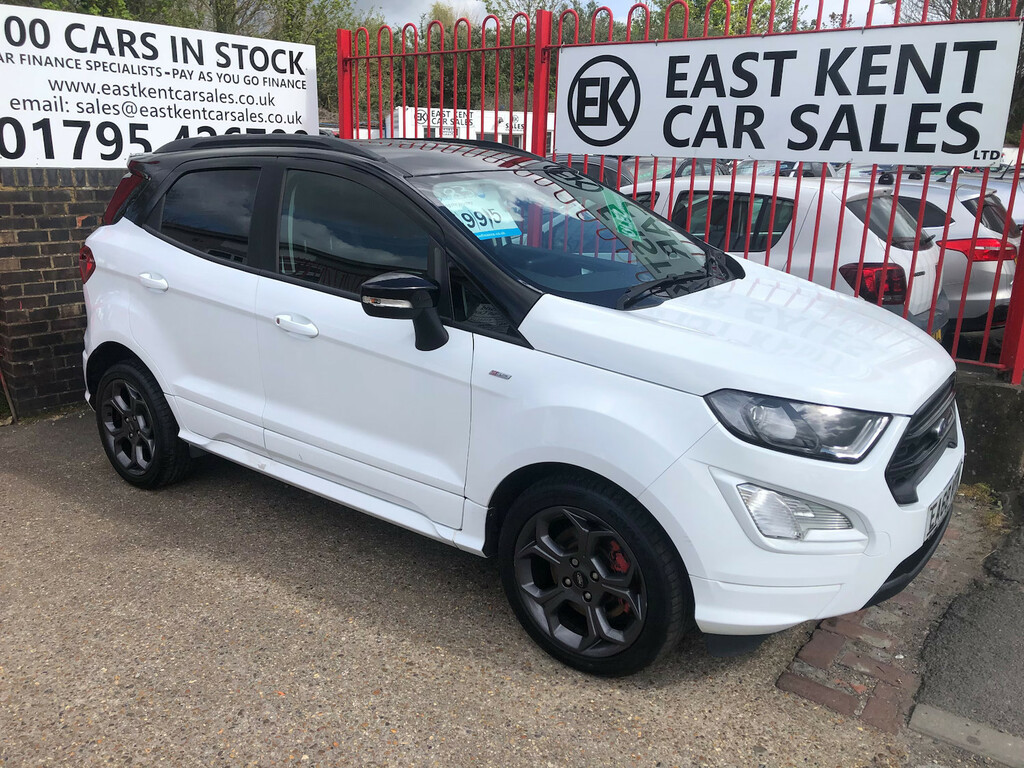 Ford Ecosport 1.0T Ecoboost St-line Suv Euro 6 EA68VFM White #4