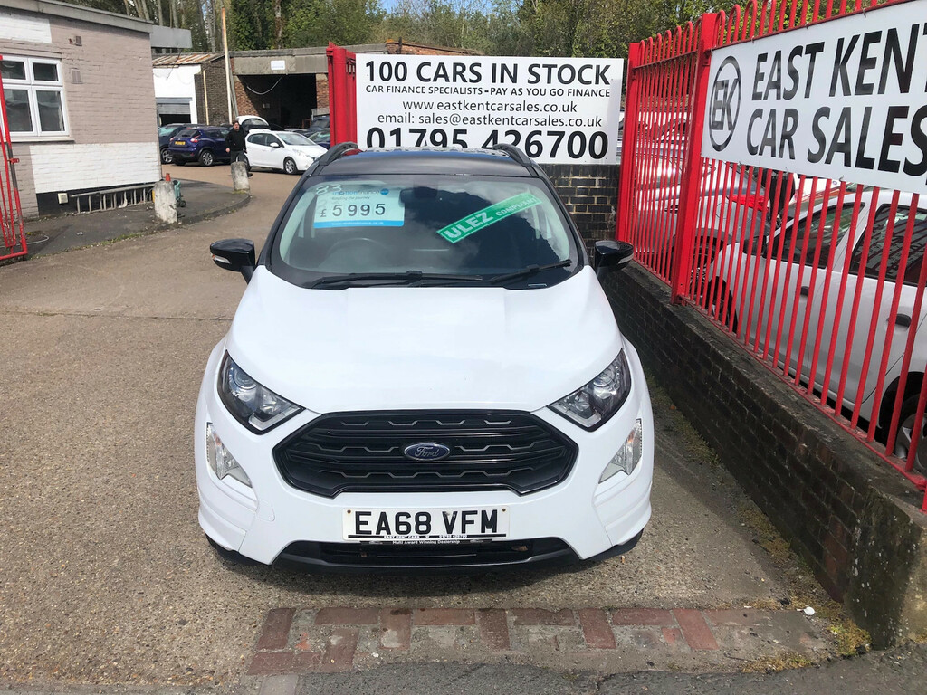 Ford Ecosport 1.0T Ecoboost St-line Suv Euro 6 EA68VFM White #2