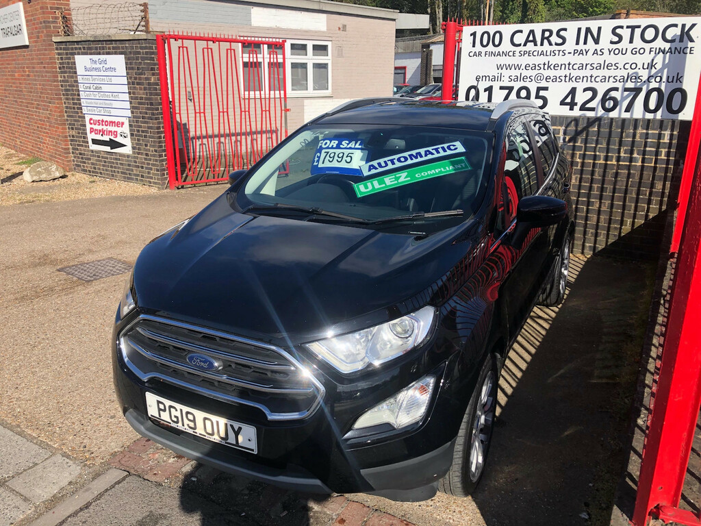 Ford Ecosport 1.0T Ecoboost Gpf Titanium Suv Eur PG19OUY Black #3