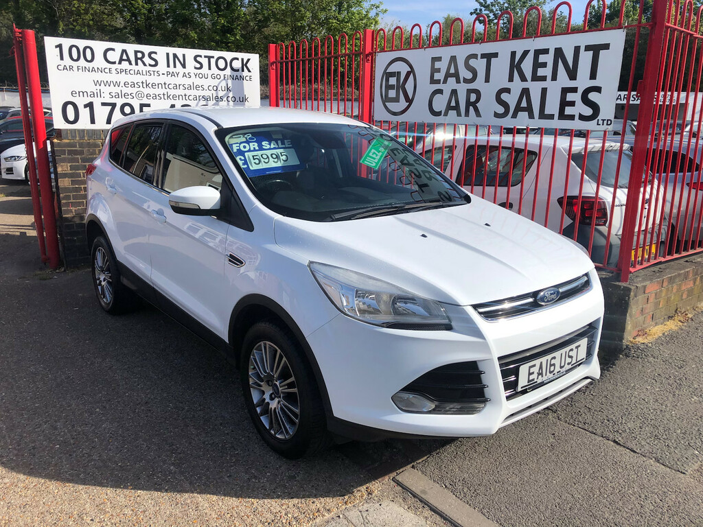 Ford Kuga 1.5T Ecoboost Titanium Suv 2Wd E White