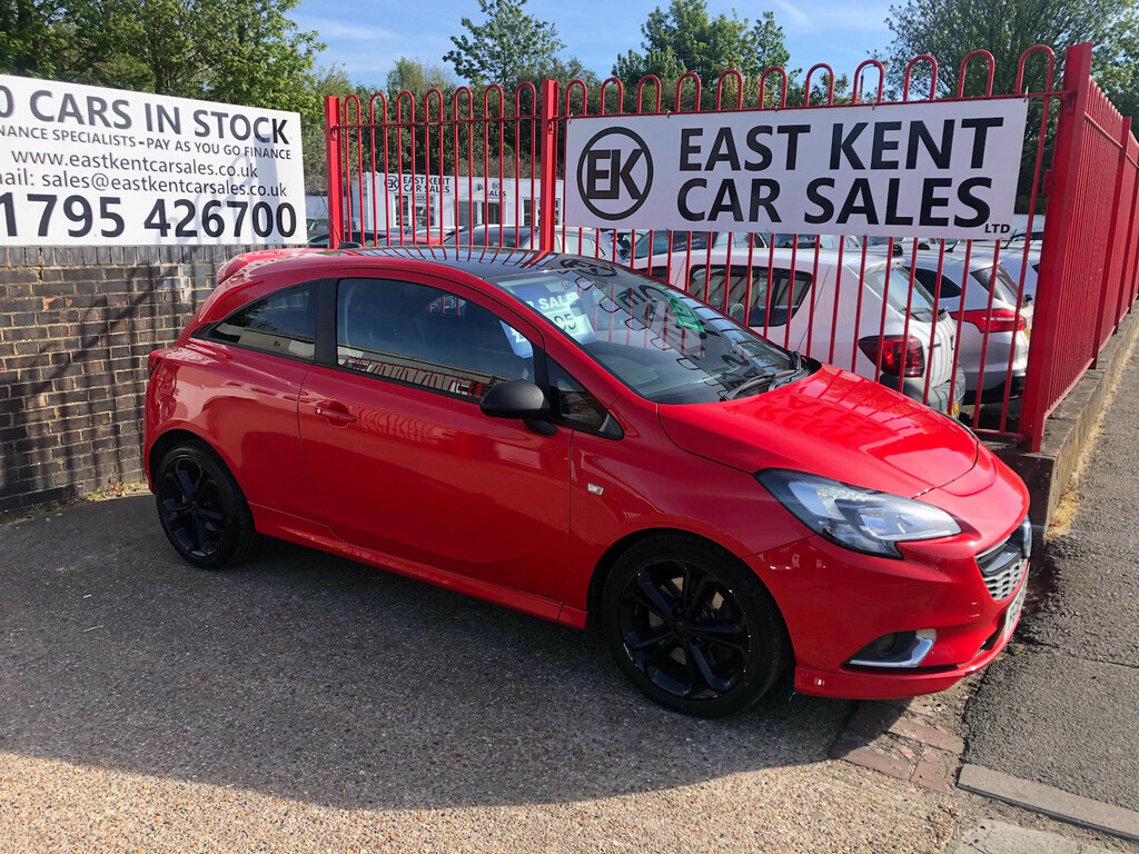 Vauxhall Corsa 1.4I Turbo Red Edition Hatchback FG18FCO Red #3