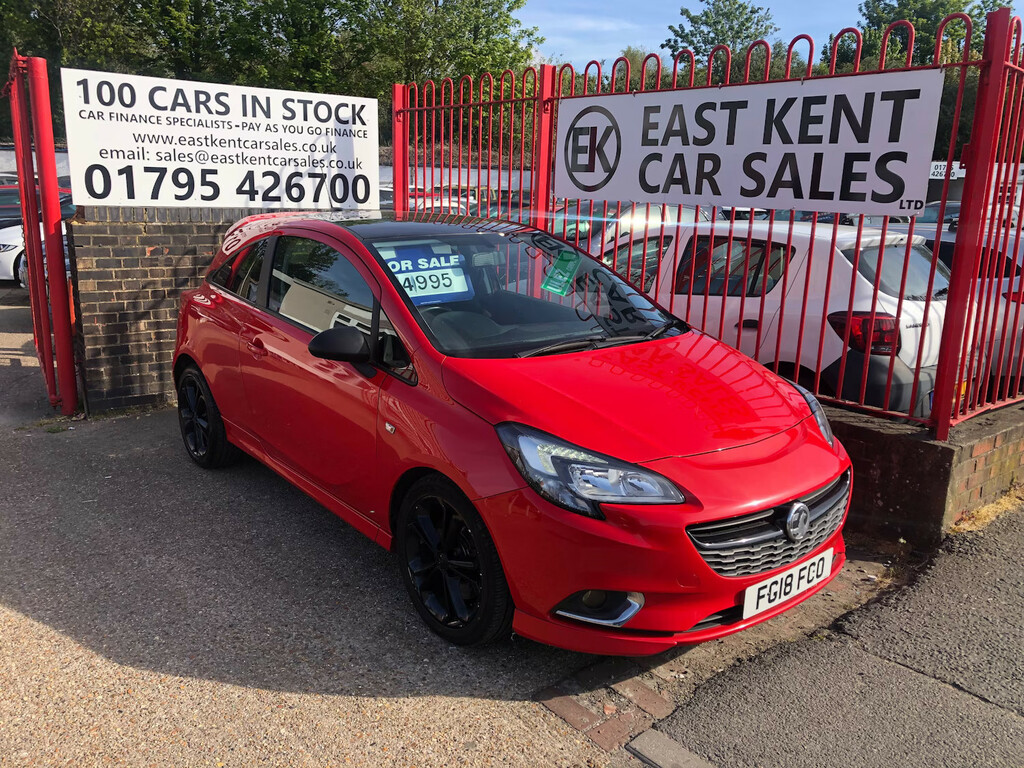 Vauxhall Corsa 1.4I Turbo Red Edition Hatchback Red