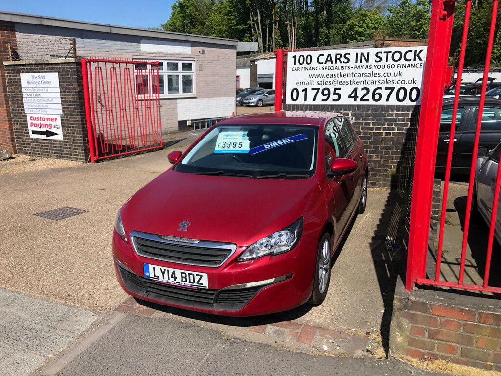 Peugeot 308 1.6 Hdi Active Hatchback Euro 5 LY14BDZ Red #3