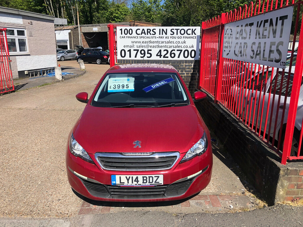 Peugeot 308 1.6 Hdi Active Hatchback Euro 5 LY14BDZ Red #2