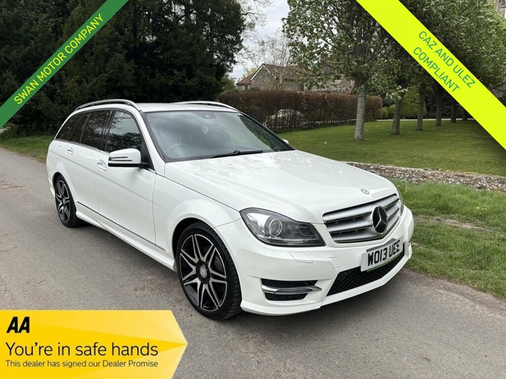 Mercedes-Benz C Class C180 Cgi Blueefficiency Sport U556545 White