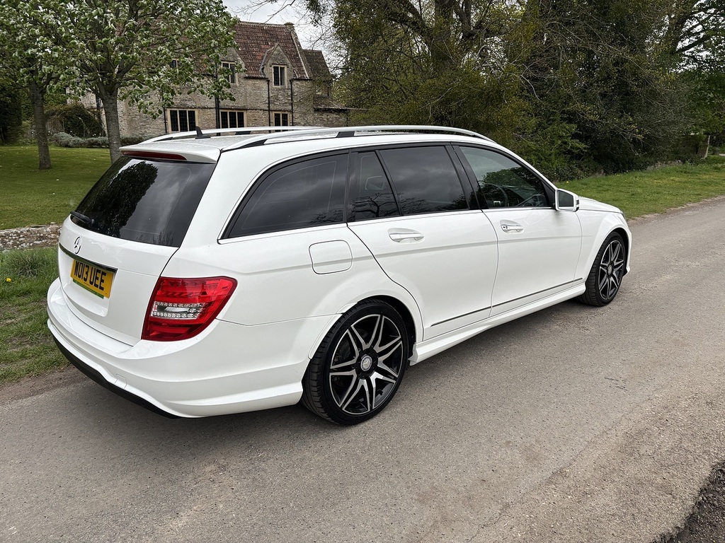 Mercedes-Benz C Class C180 Cgi Blueefficiency Sport U556545 White #6