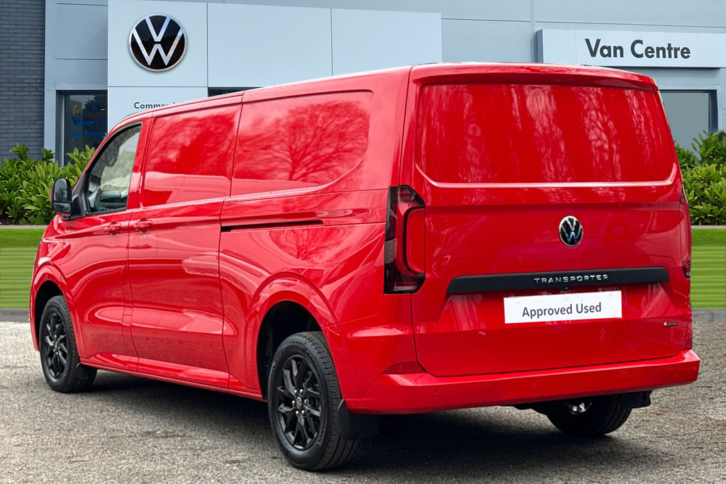 Volkswagen Transporter 2.0 Tdi 150 Commerce Pro Van 4Motion PK26UEB Red #2