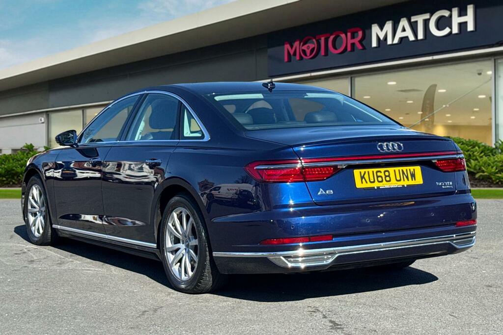 Audi A8 3.0 Tdi V6 50 Tiptronic Quattro Euro 6 Ss KU68UNW Blue #2