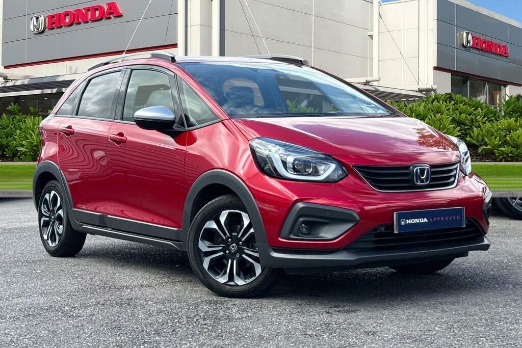 Honda Jazz 1.5 I-mmd Hybrid Crosstar Ex Ecvt Red