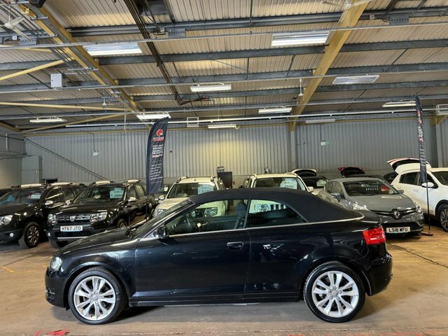 Audi A3 Cabriolet Convertible Black #3