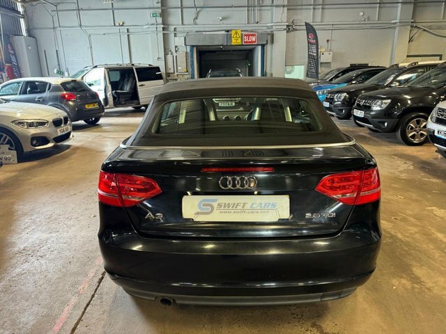Audi A3 Cabriolet Convertible Black #5