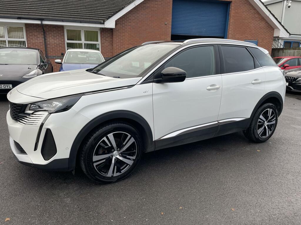 Peugeot 3008 1.2 Puretech Gt Suv Euro 6 Ss FN21YHF White #3