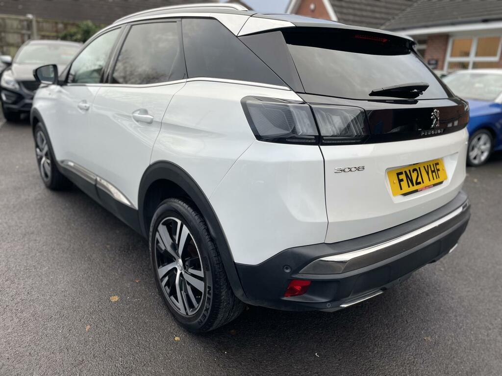 Peugeot 3008 1.2 Puretech Gt Suv Euro 6 Ss FN21YHF White #4
