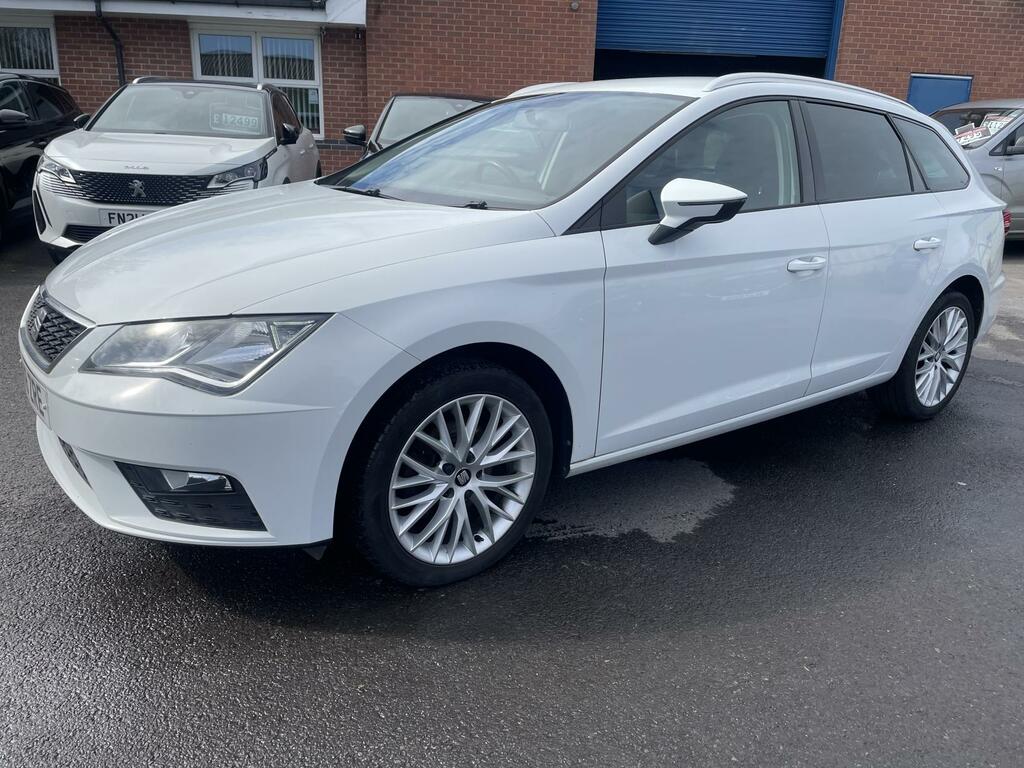 Seat Leon 1.6 Tdi Se Dynamic Technology St Dsg Eu YM18ZRE White #6