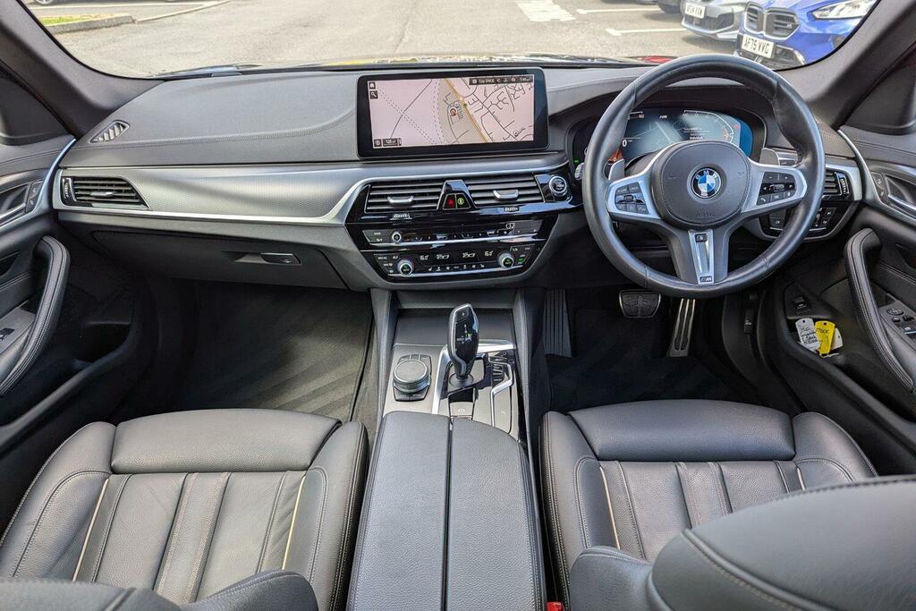 BMW 5 Series 530D Xdrive M Sport Saloon AD72FTX Black #4
