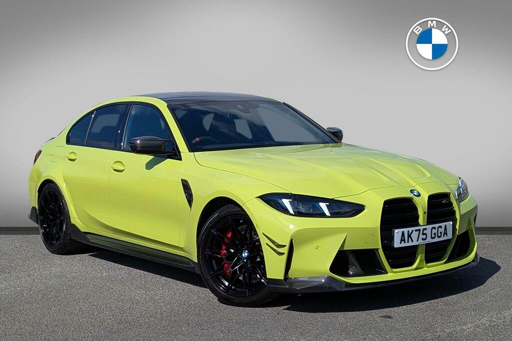 BMW M3 M3 Competition M Xdrive Saloon Yellow