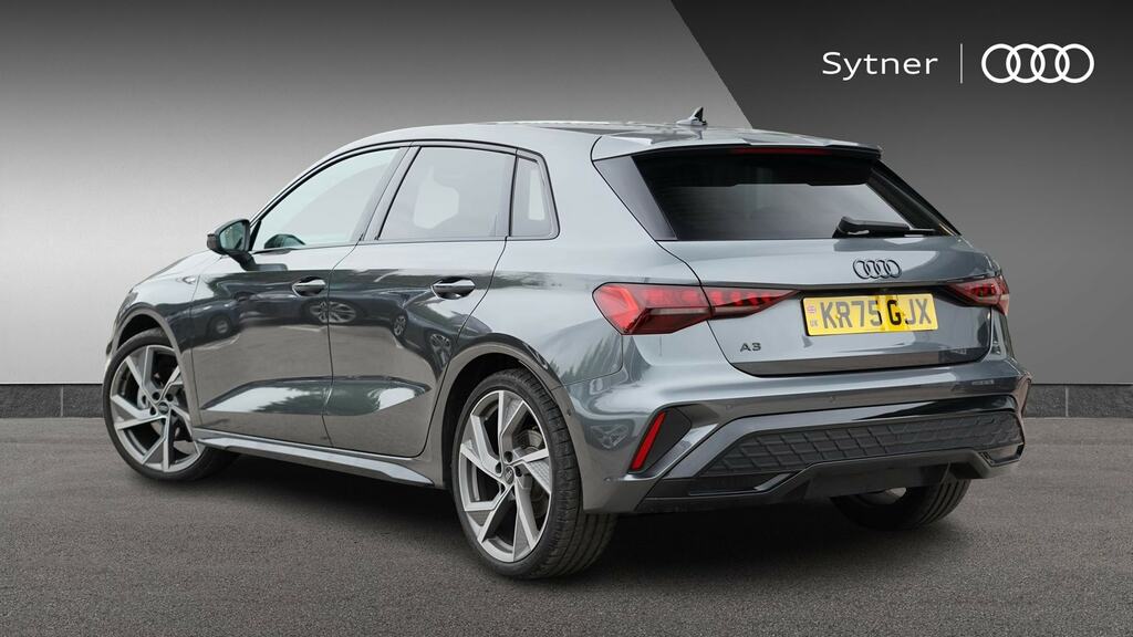 Audi A3 1.5 Tfsi 150 S Line S Tronic Tech Pack KR75GJX Grey #3