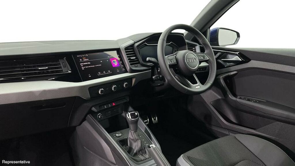 Audi A1 25 Tfsi S Line S Tronic YK26HJU Blue #2