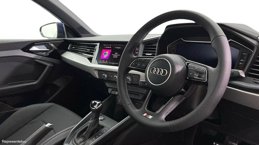 Audi A1 25 Tfsi S Line S Tronic YK26HJU Blue #6