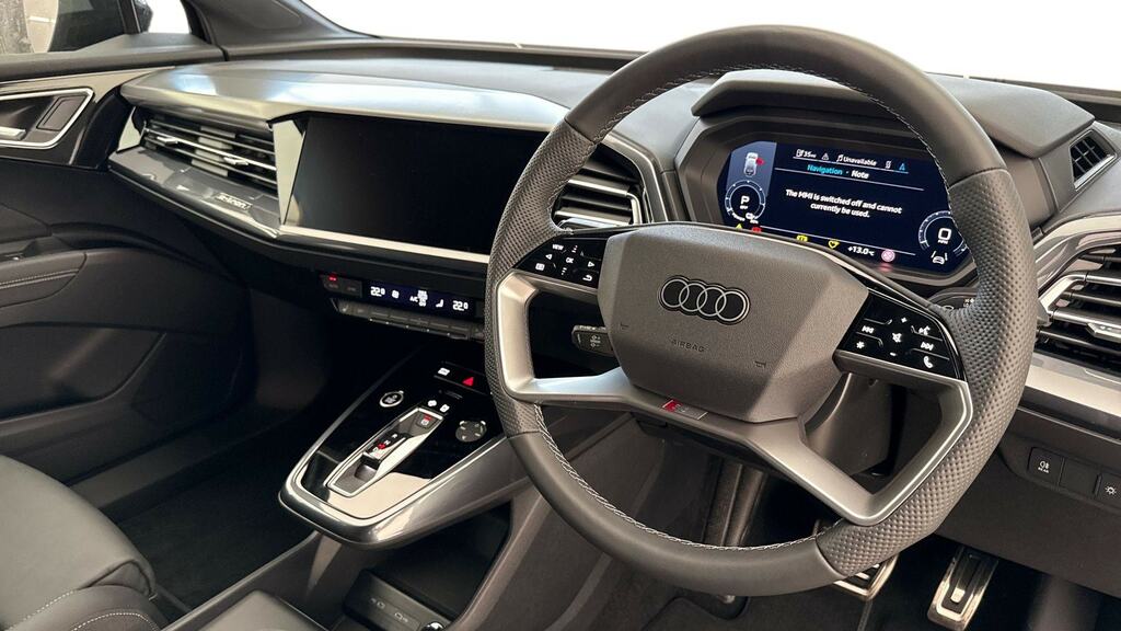 Audi Q4 E Tron 150Kw 40 63Kwh S Line Leather FN26AUL Black #6