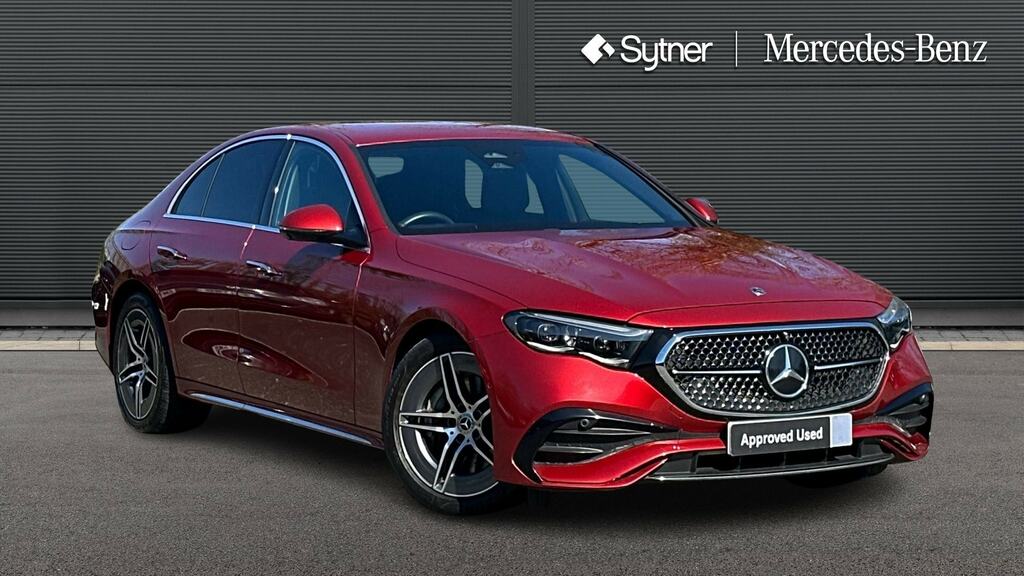 Mercedes-Benz E Class E220d Amg Line Advanced 9G-tronic Red