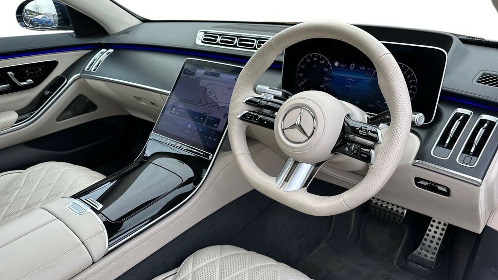 Mercedes-Benz S Class S580e L Amg Line Premium Plus 9G-tronic Blue #3