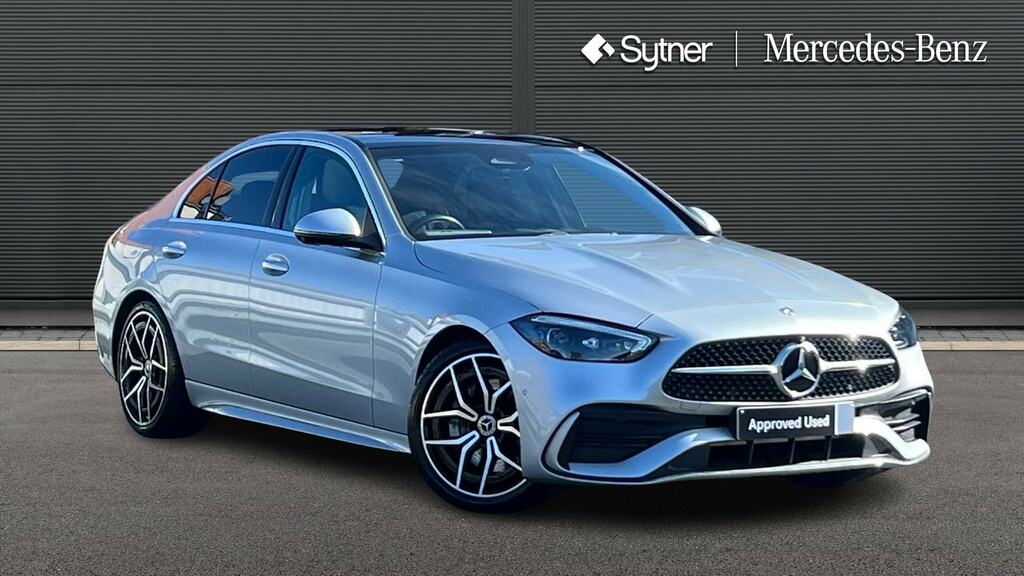 Mercedes-Benz C Class C220d Amg Line Premium Plus 9G-tronic Silver