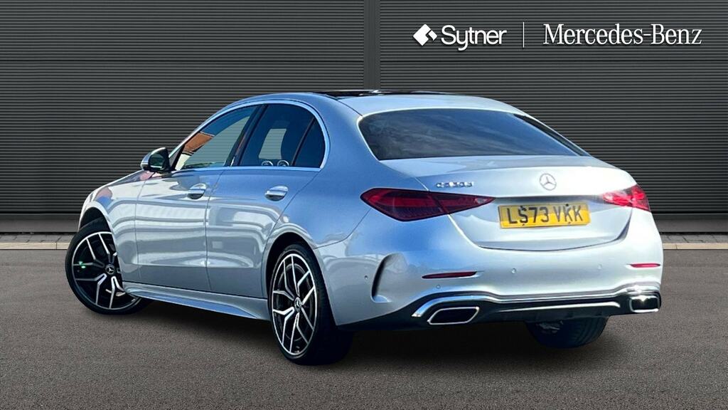 Mercedes-Benz C Class C220d Amg Line Premium Plus 9G-tronic Silver #2