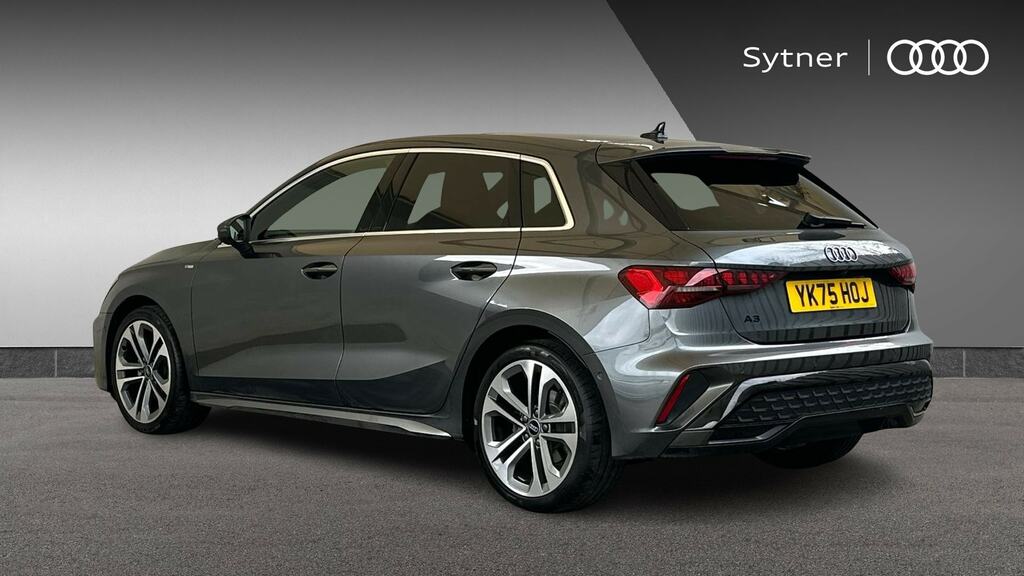 Audi A3 35 Tfsi S Line S Tronic Tech Pack YK75HOJ Grey #3