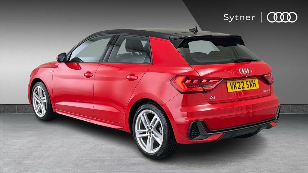 Audi A1 30 Tfsi 110 S Line VK22SXH Red #3