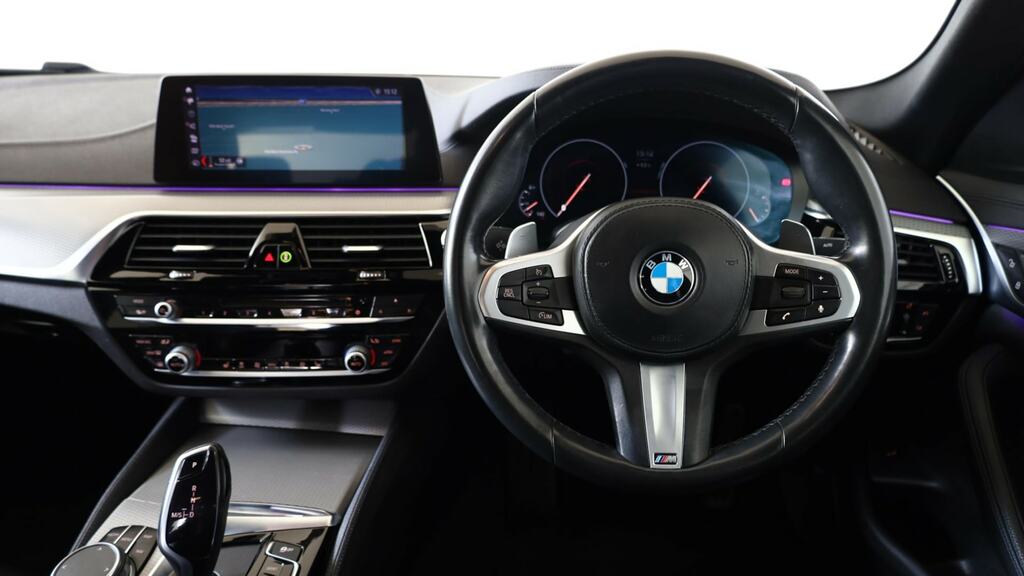 BMW 5 Series 520I M Sport SK69WFS Blue #5