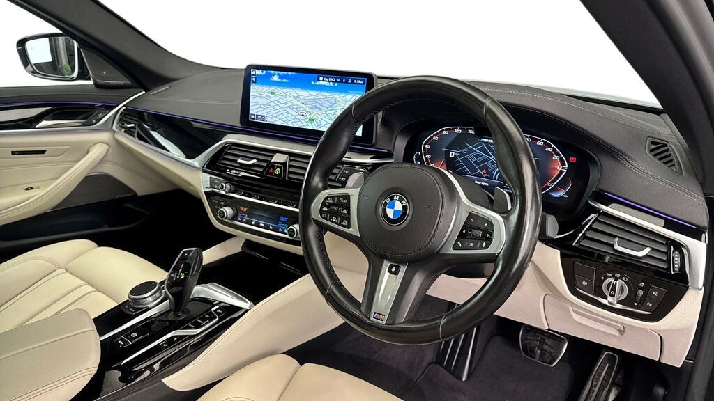 BMW 5 Series M550i Xdrive Black #6