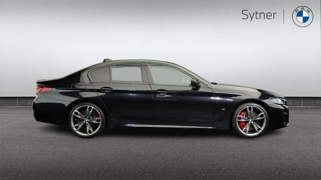 BMW 5 Series M550i Xdrive Black #3