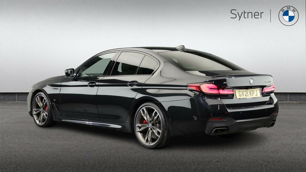 BMW 5 Series M550i Xdrive Black #2