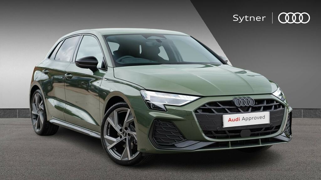 Audi A3 2.0 Tdi 150 Black Edition S Tronic Tech Pack Green