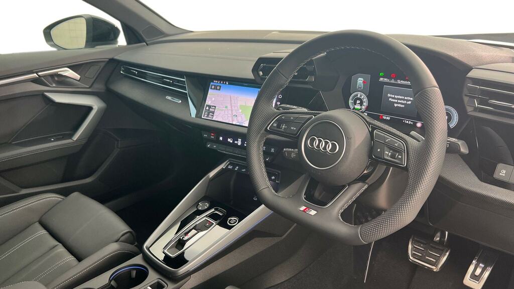Audi A3 1.5 Tfsi E 204 Black Edition S Tronic FN26AOU White #6