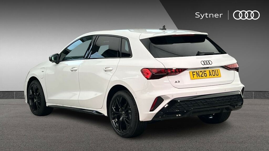 Audi A3 1.5 Tfsi E 204 Black Edition S Tronic FN26AOU White #3