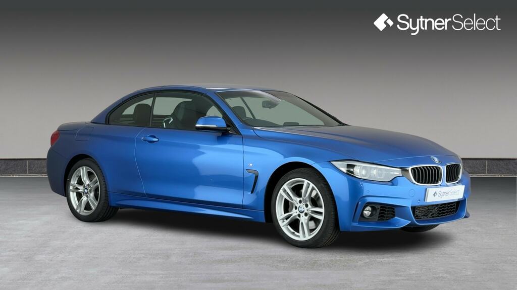 BMW 4 Series 435D Xdrive M Sport Professional Media Blue