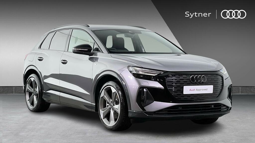 Audi Q4 E Tron 210Kw 45 82Kwh Black Edition Tech Pack Grey