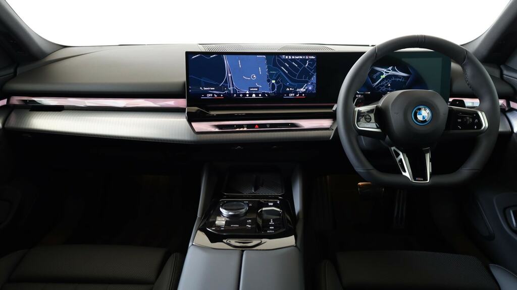 BMW 5 Series 530E M Sport FL26OJM Black #4