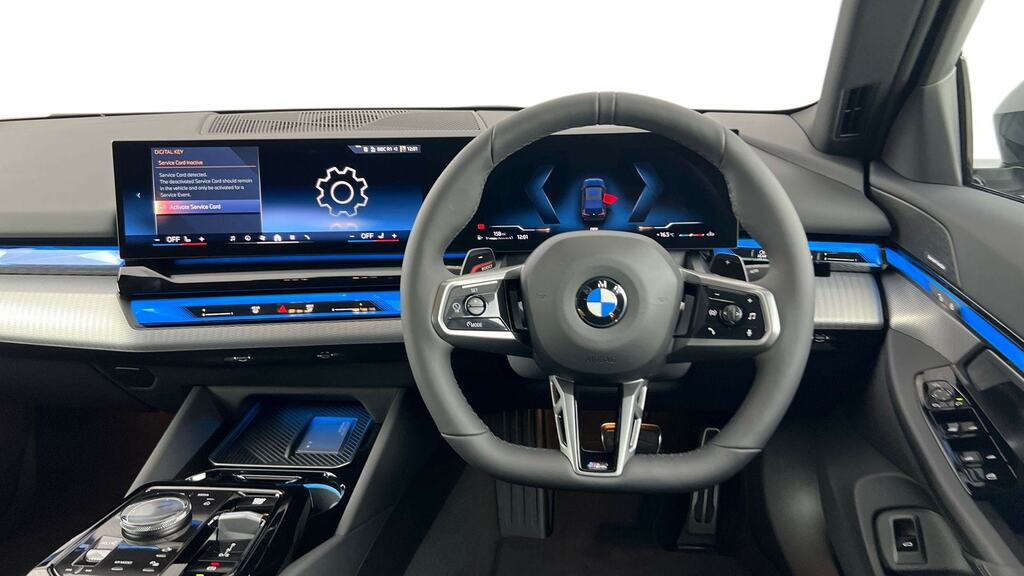 BMW 5 Series 520I M Sport BX75LNO Black #5
