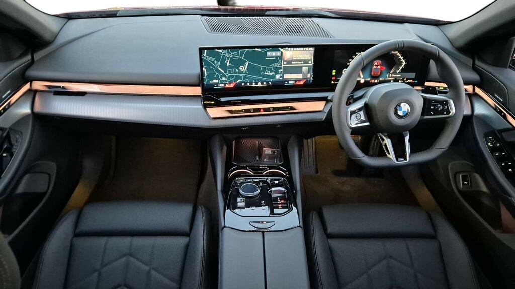 BMW 5 Series 520I M Sport Red #4