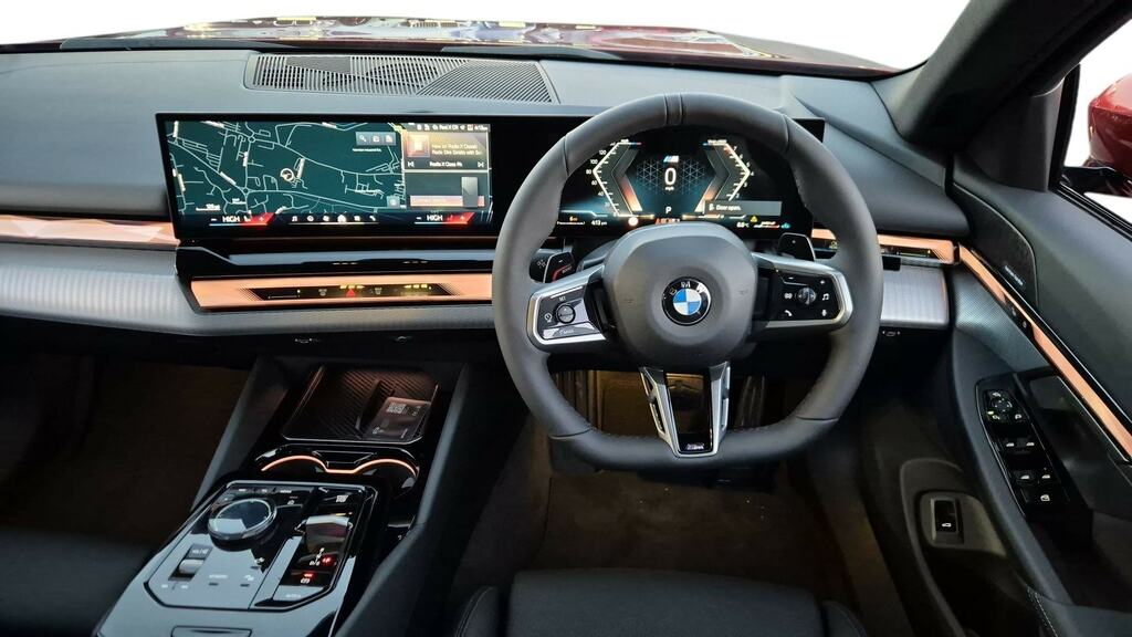 BMW 5 Series 520I M Sport Red #5